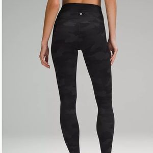 Lululemon Align 28” Black Camo Leggings